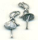 24x14mm AS Dancer Charms