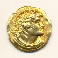 33mm Brass Roman Head Stamping