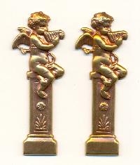 56x21mm Brass Cherub/Angel Stamping - R