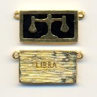1'' x 1/2'' GP Libra Zodiac Pendant